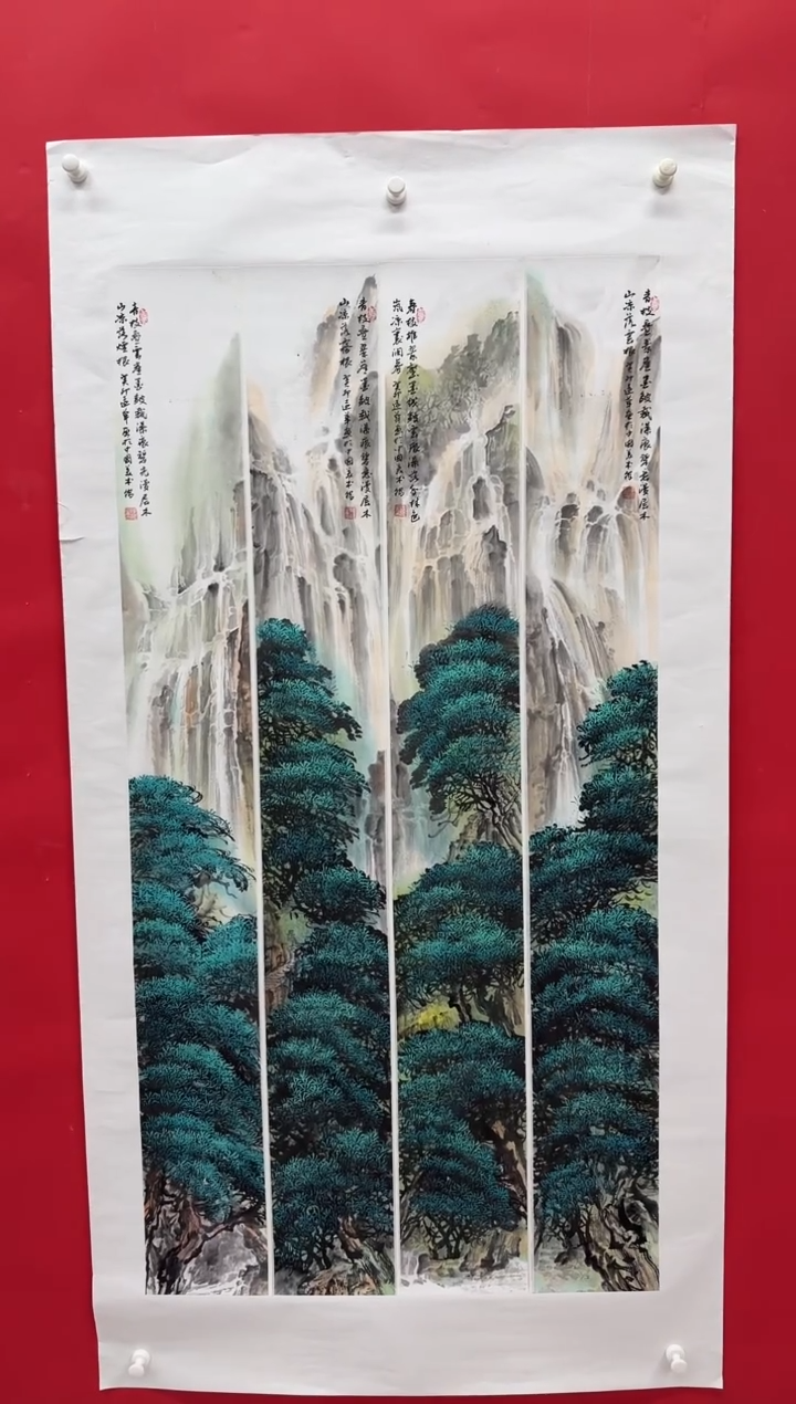 国画画家陆远华纯手绘原作