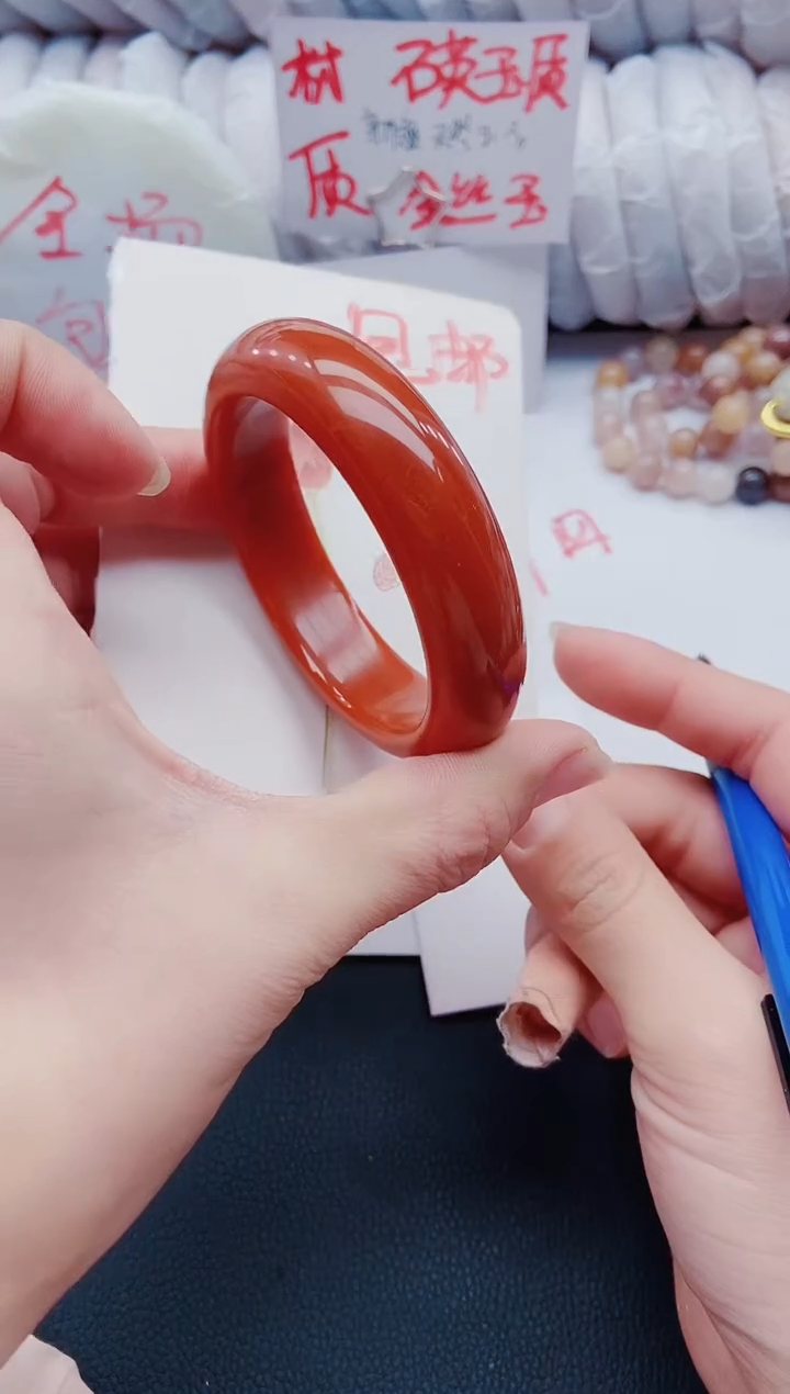 【闪购商品】石英质玉手镯未镶嵌h14-55-56