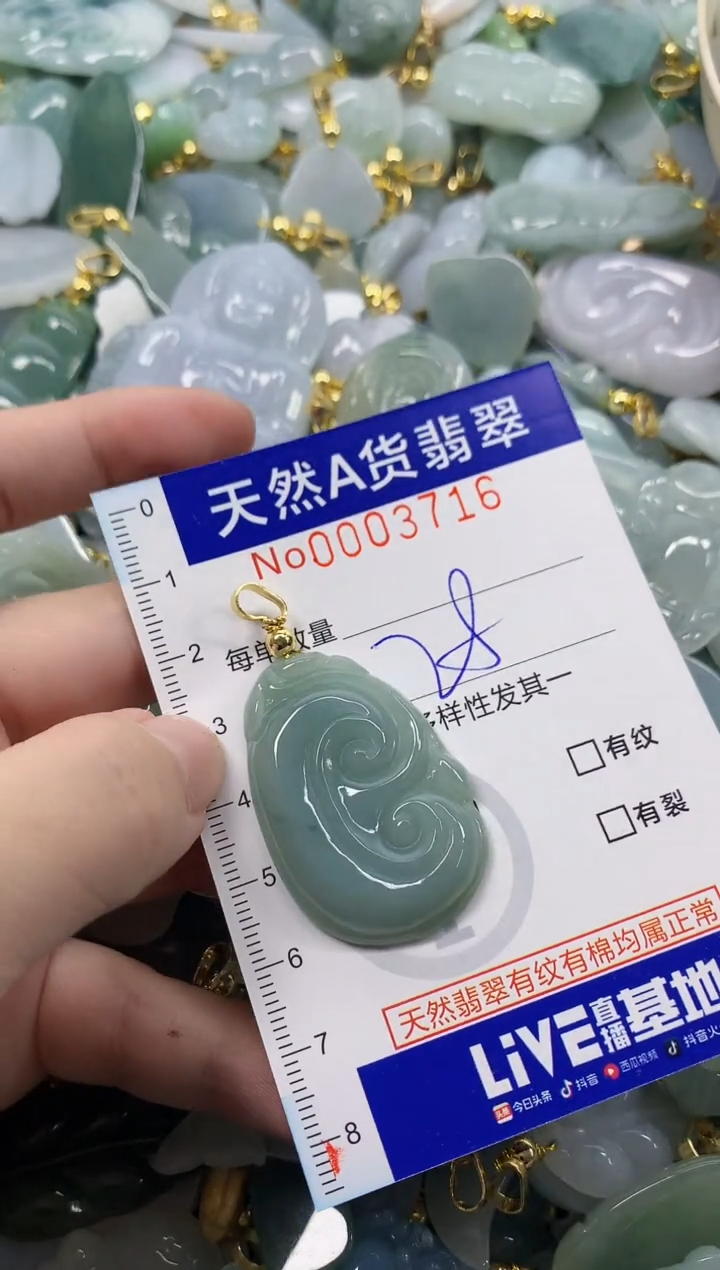 颈饰未镶嵌翡翠天然A货翡翠