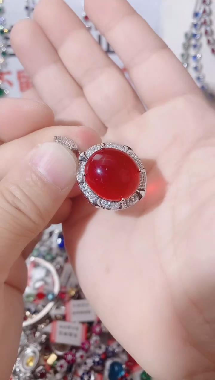 颈饰未镶嵌红宝石  