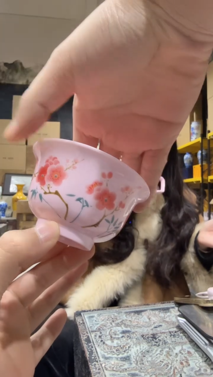 杯子陶瓷景德镇陶瓷摆件8