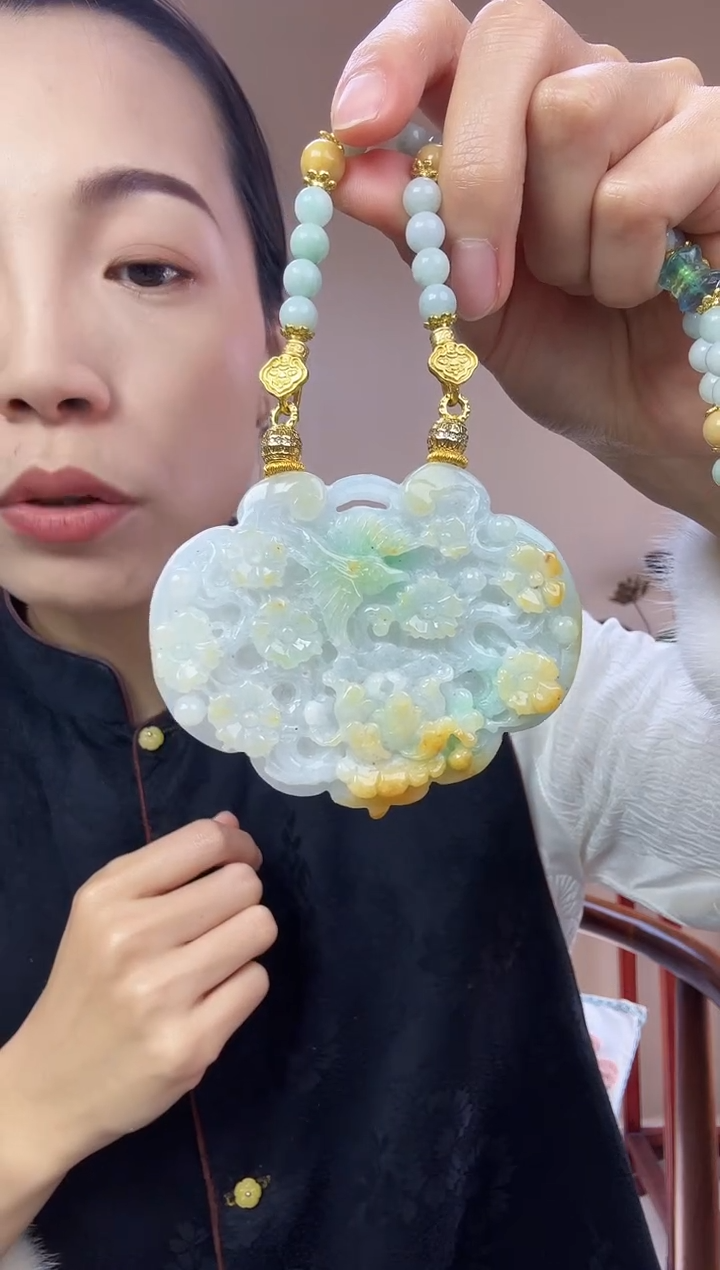 【闪购商品】翡翠颈饰未镶嵌特色原创翡翠颈饰