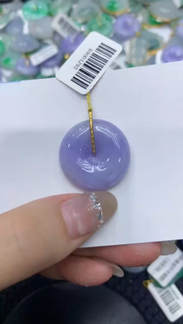 【闪购商品】翡翠颈饰18K金镶嵌222222222