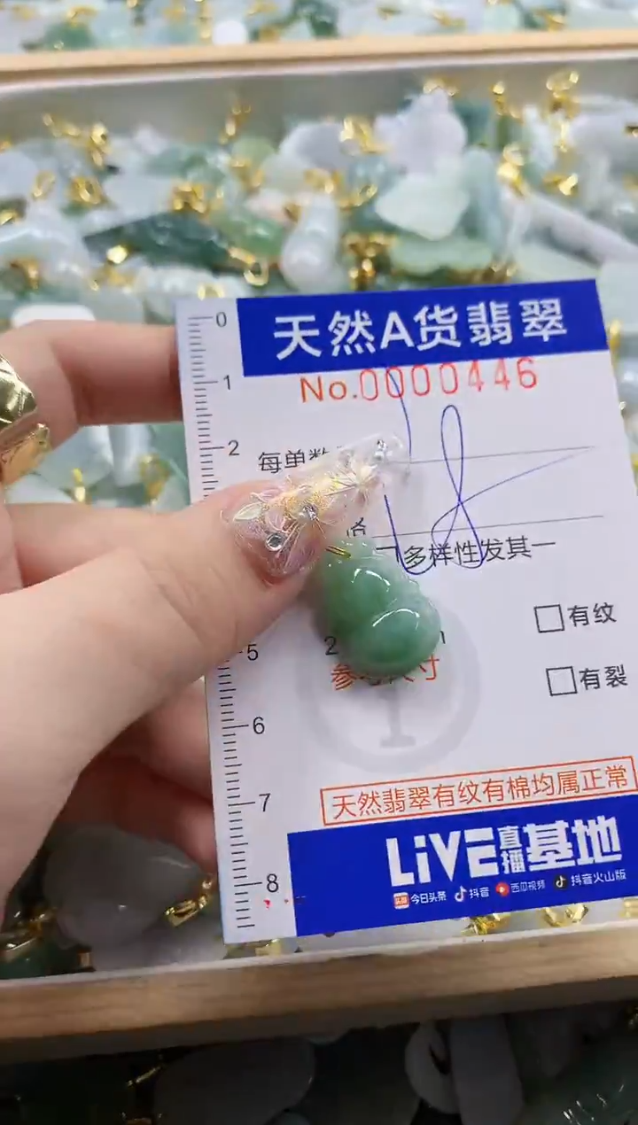 颈饰未镶嵌翡翠天然A货翡翠