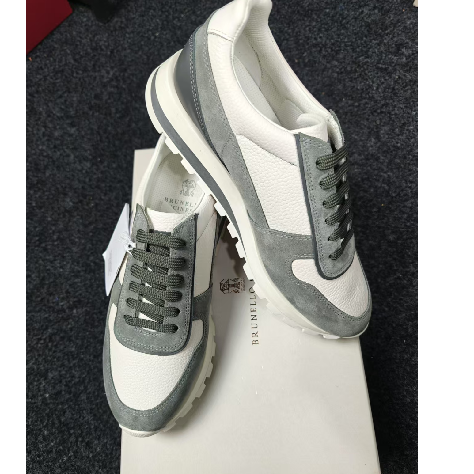 Brunello Cucinelli/布鲁内洛·库奇内利99新男士春秋系带运动鞋