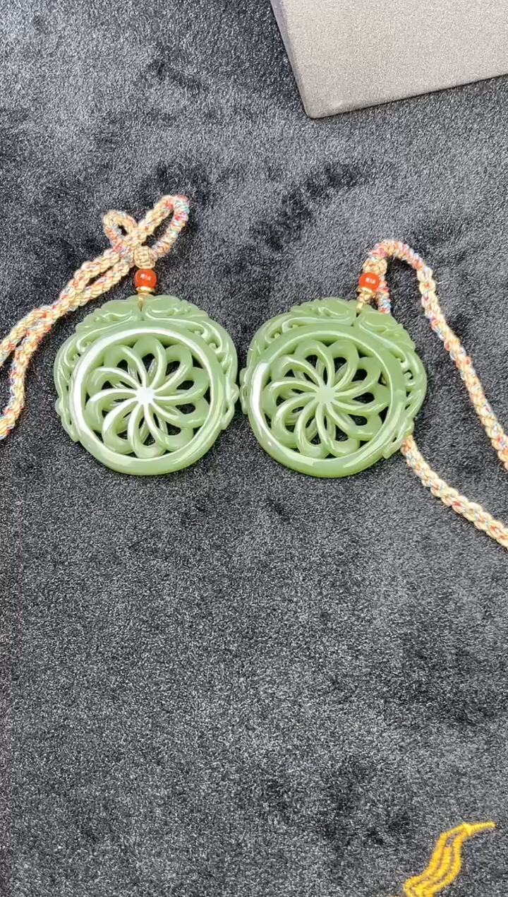 【闪购商品】和田玉颈饰未镶嵌时来运转吊坠