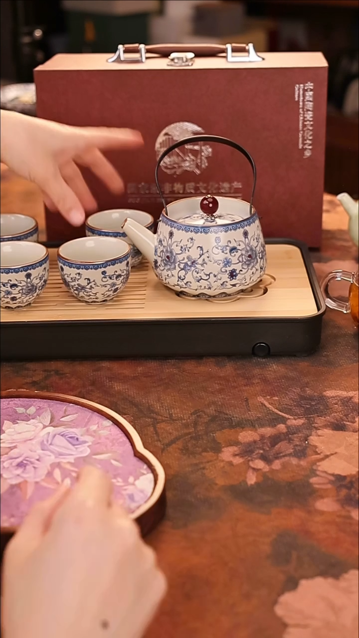 【闪购商品】陶瓷茶具（无礼盒无茶盘）@@A11515