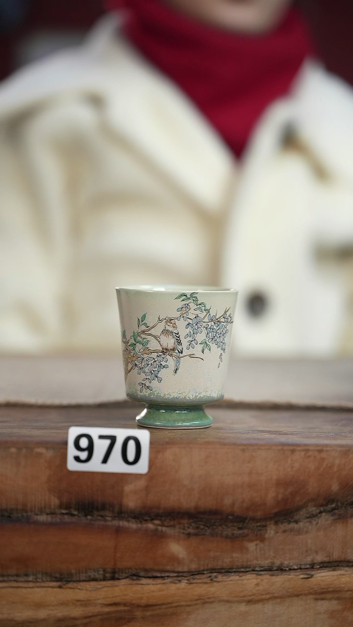 【闪购商品】杯等烟雨陶瓷手作杯970