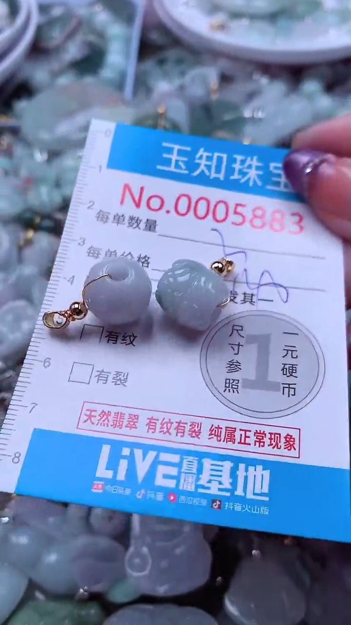 翡翠未镶嵌吊坠(不含链)5883