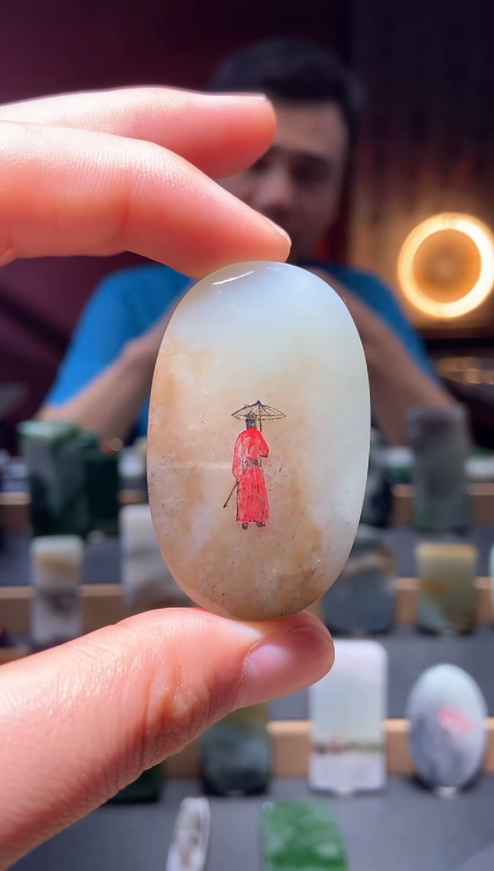 和田玉未镶嵌挂件yc