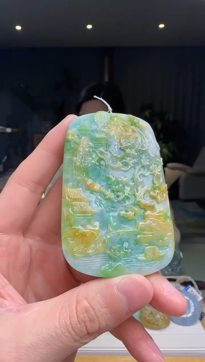 【闪购商品】翡翠吊坠(不含链)未镶嵌DY@@960Q7J02629