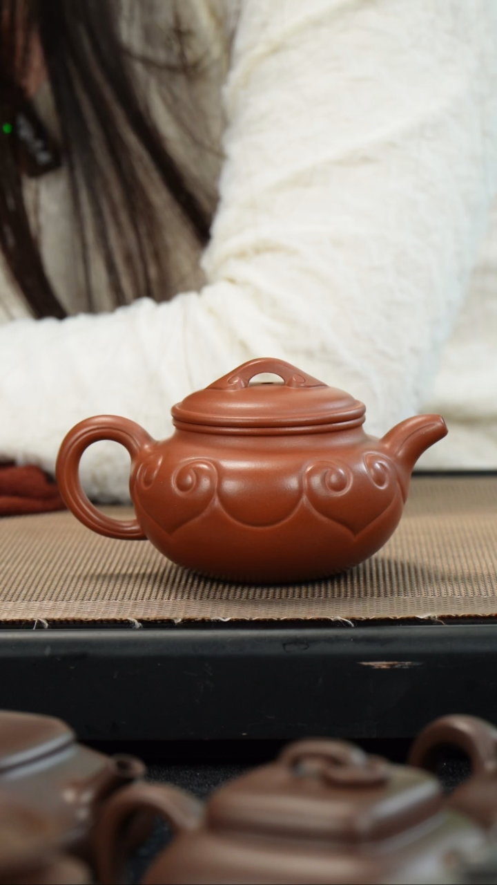 【闪购商品】紫砂茶壶红皮龙仿古