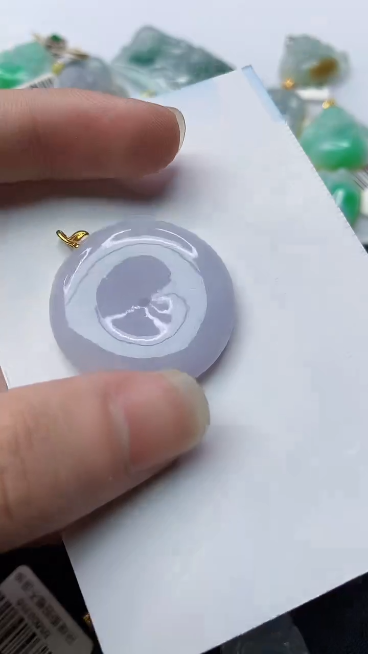 【闪购商品】翡翠颈饰18K金镶嵌47.........