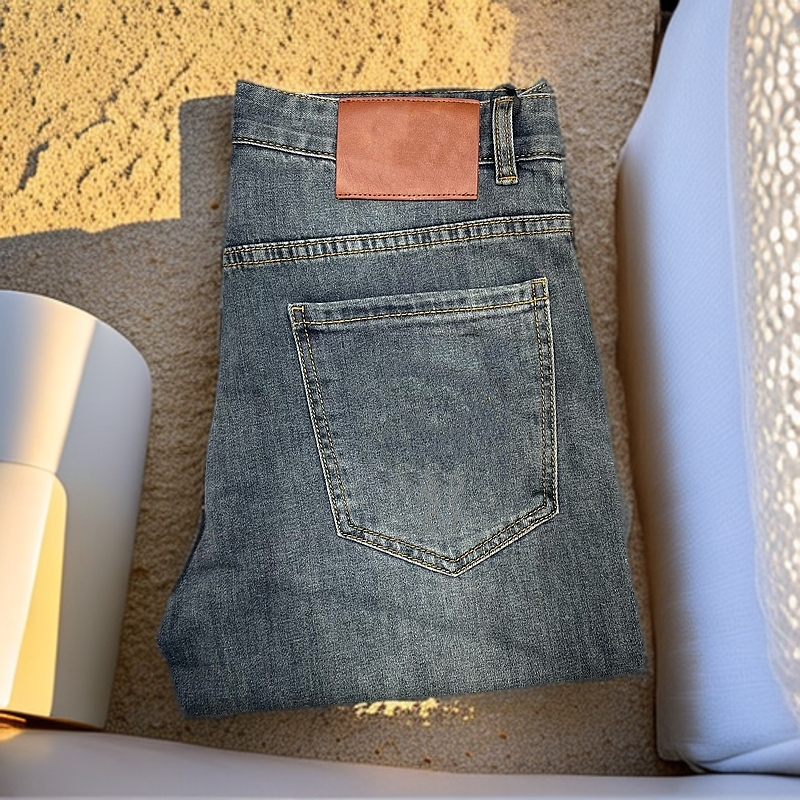 6625男士春夏百搭休闲牛仔裤  灰色