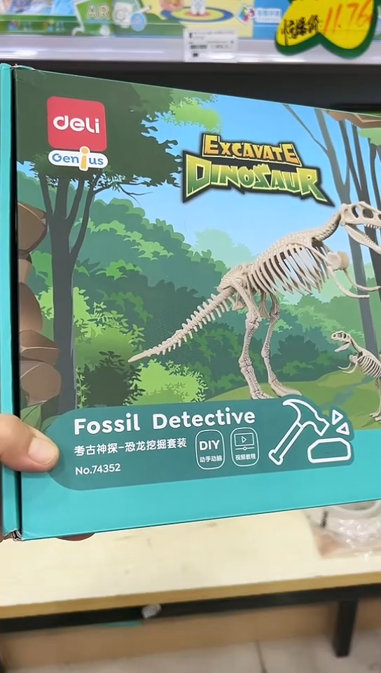 得力74352考古神探_恐龙挖掘套装(10盒)
