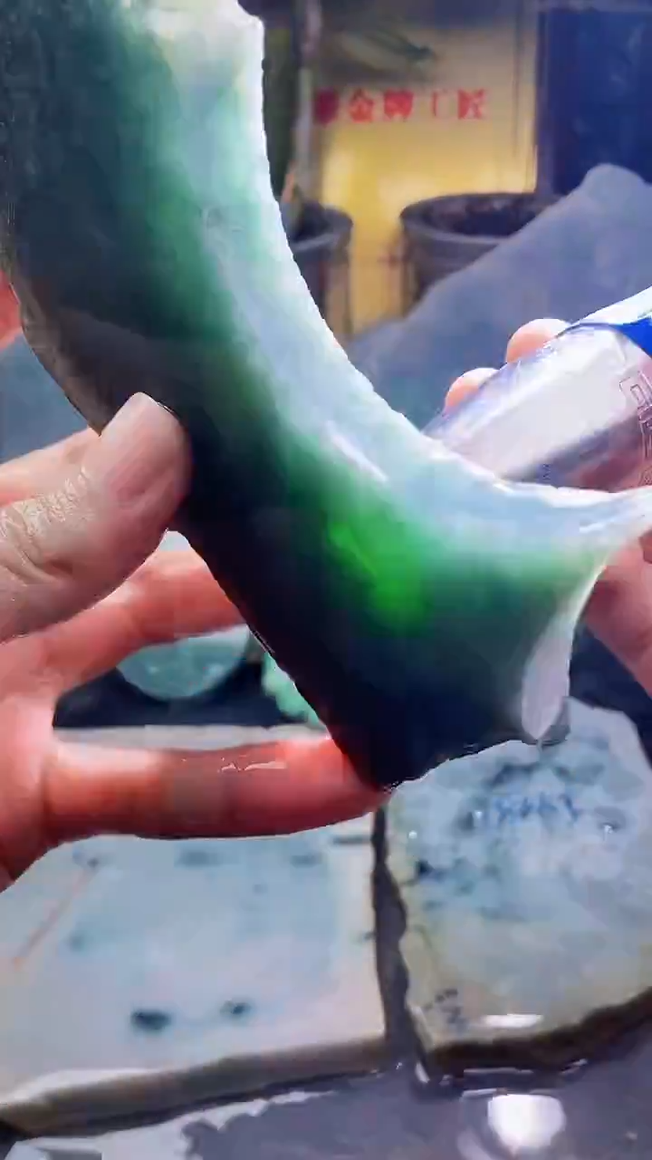 未镶嵌挂件翡翠小雨128