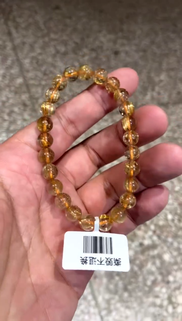 【闪购商品】水晶491-未镶嵌钛金透体7.6mm