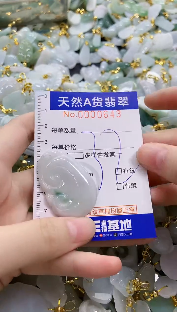 颈饰未镶嵌翡翠天然A货翡翠