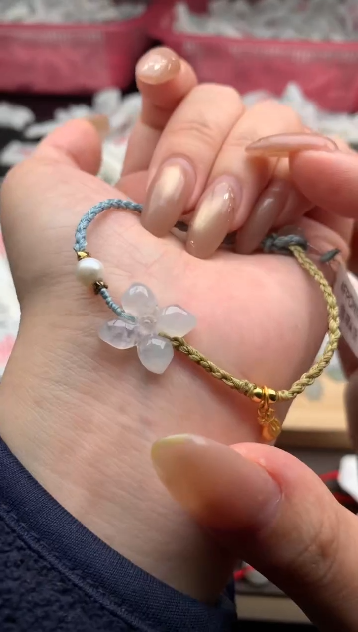 【闪购商品】翡翠手绳未镶嵌一