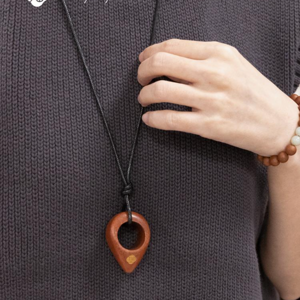 瑶之淘淘 非金属木质戒指 砭石戒指泗滨红砭石家庭日用必备品百货