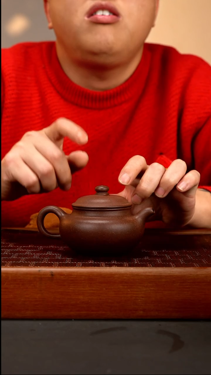 【闪购商品】紫砂茶壶lw 粗砂 紫泥 仿古
