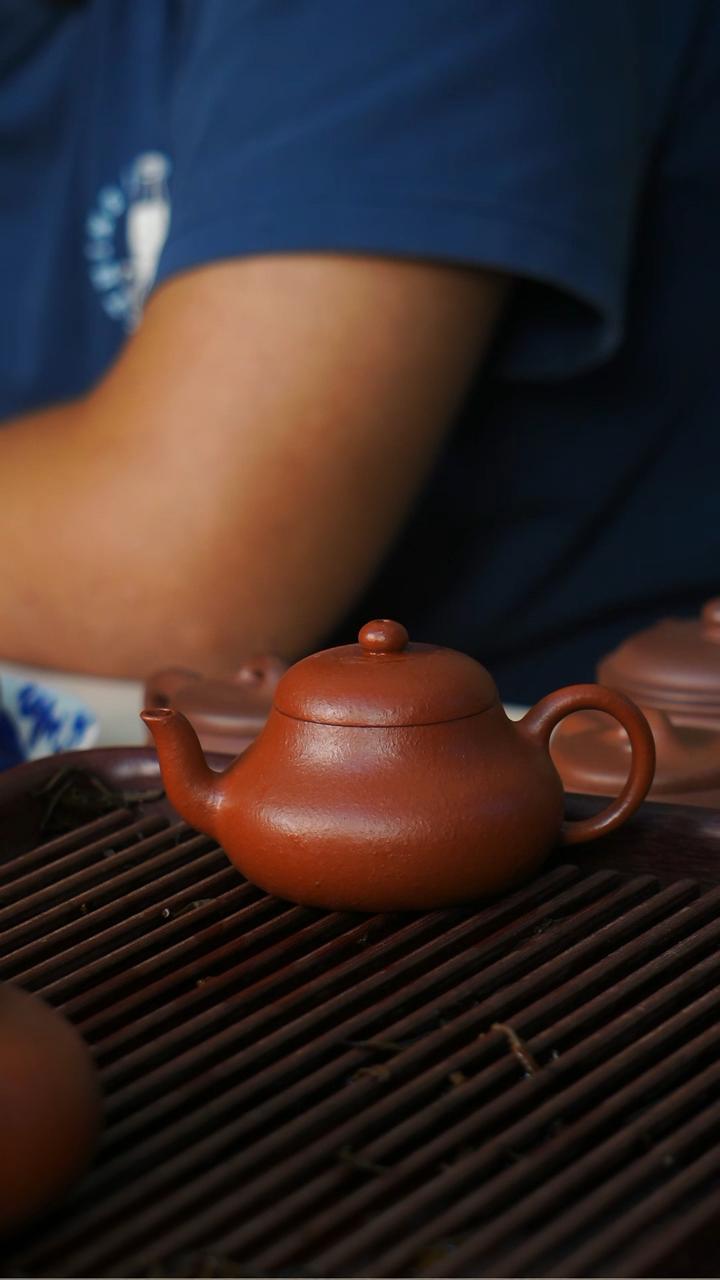 茶壶紫砂大红袍 梨子