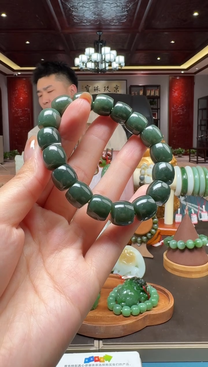 未镶嵌手串和田玉111qml14