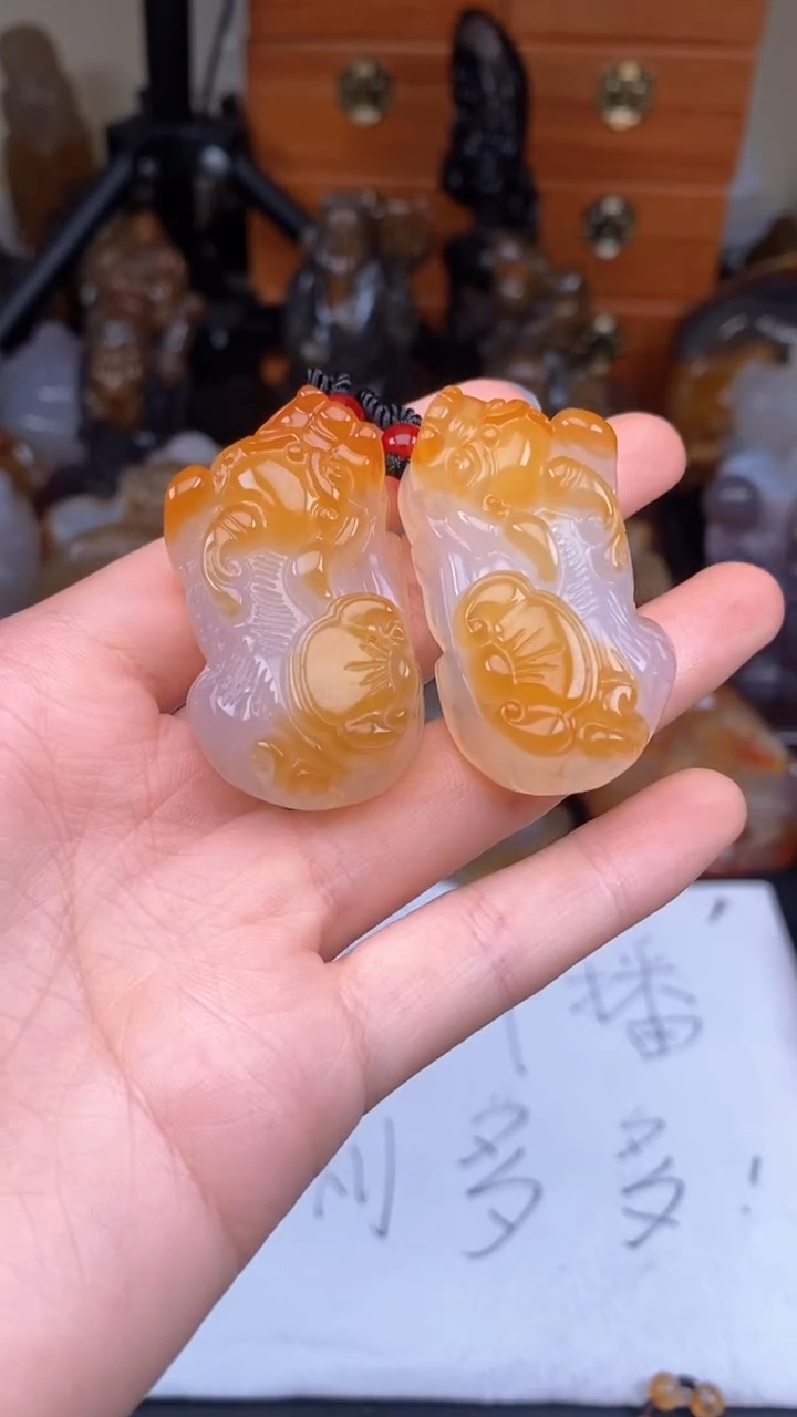 【闪购商品】玛瑙/玉髓颈饰未镶嵌AA