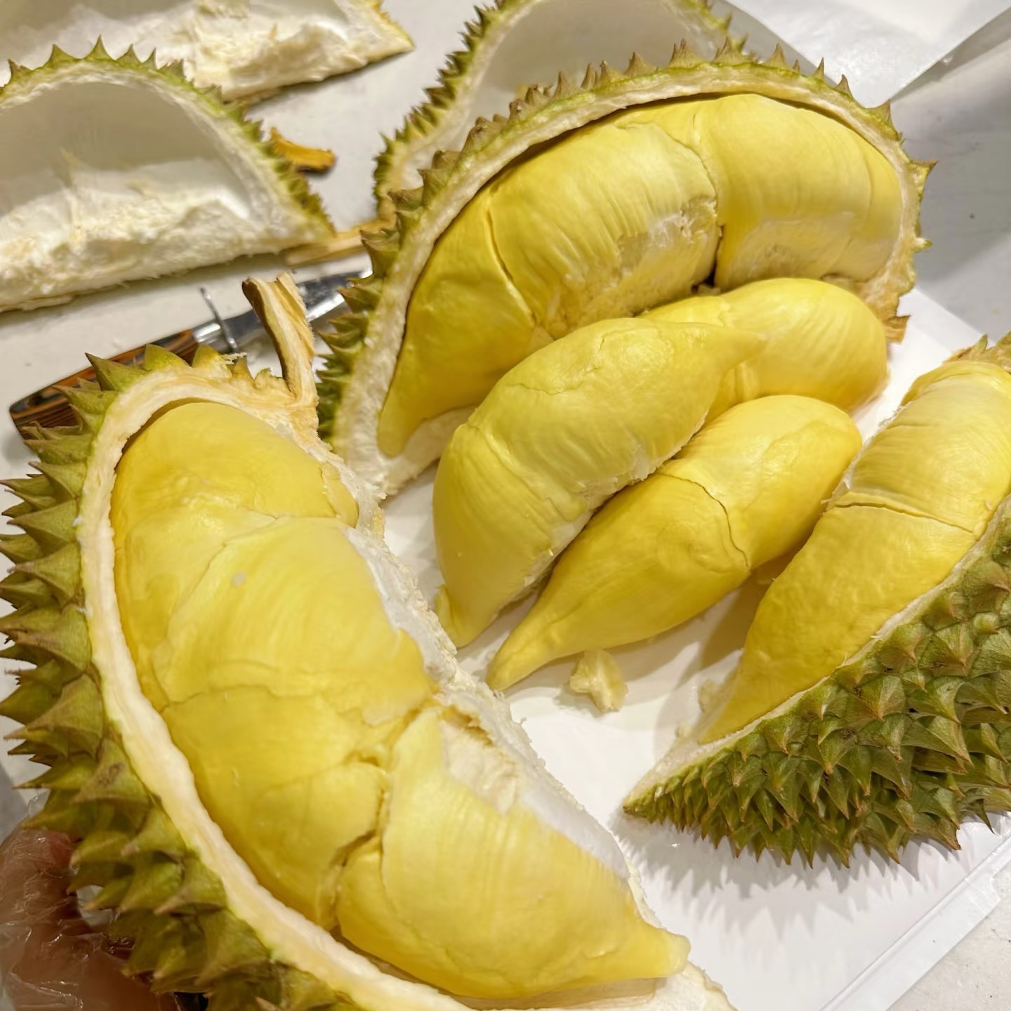泰国金尧鲜榴莲 2斤肉 核大榴莲同城送金枕泰国