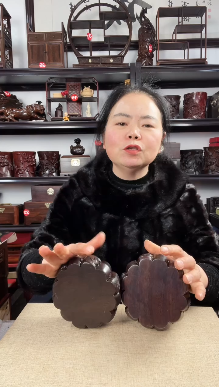 木老李红木工艺品368瑕疵