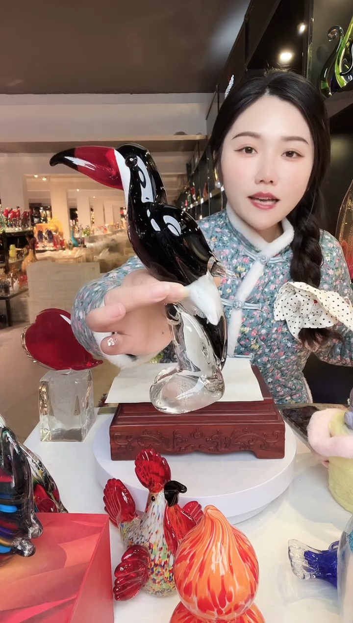 【闪购商品】茶盏琉璃摆件家居摆件