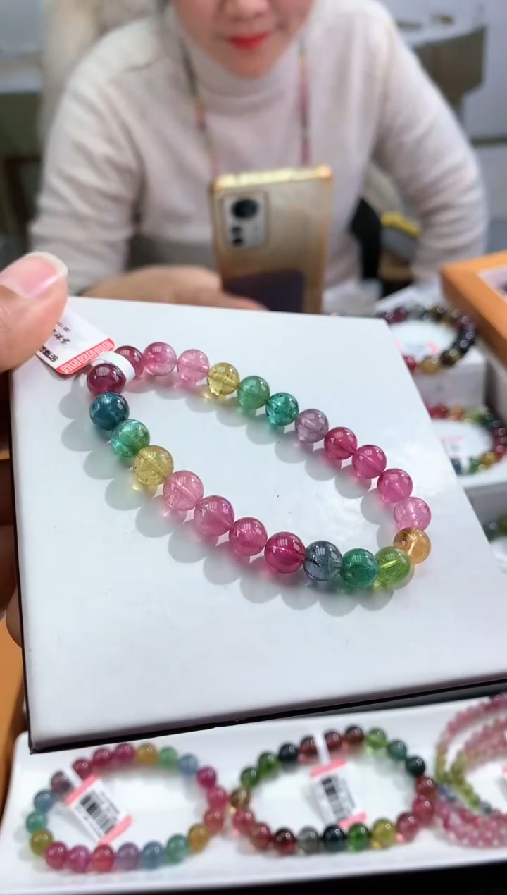 【闪购商品】碧玺手链未镶嵌多样性发一条