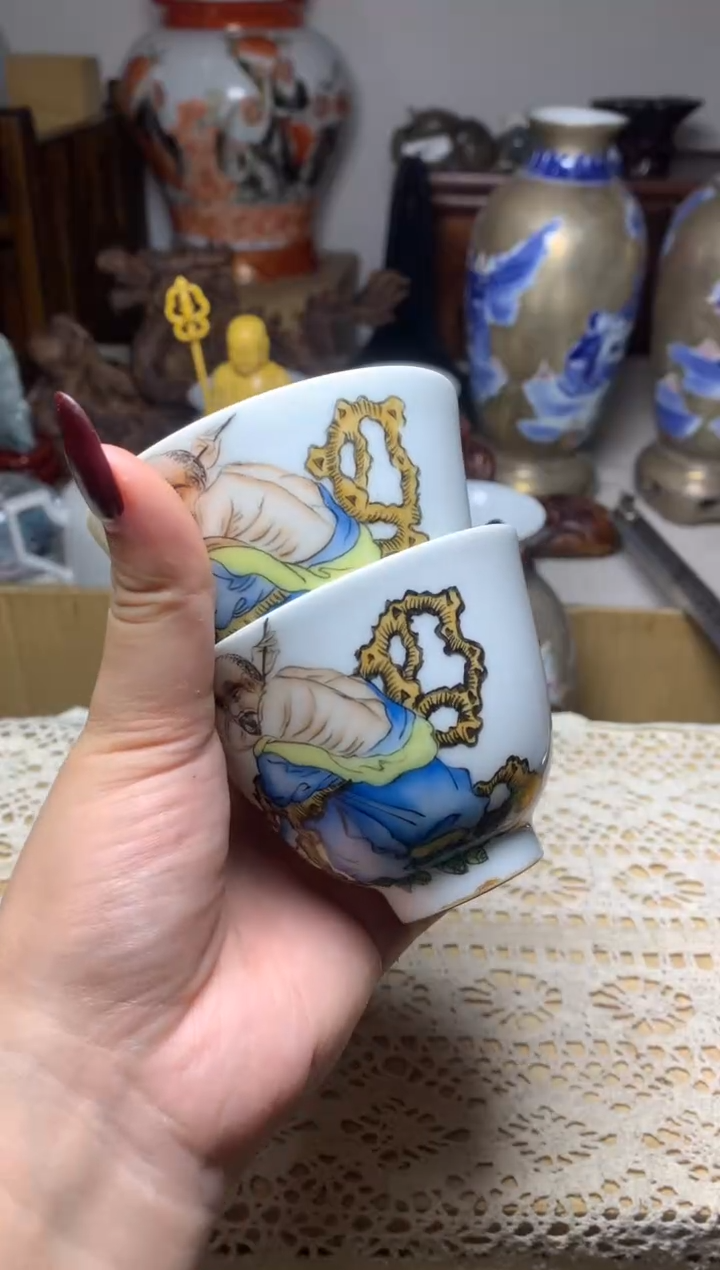 紫砂盖碗瓷器默认微瑕瓷器