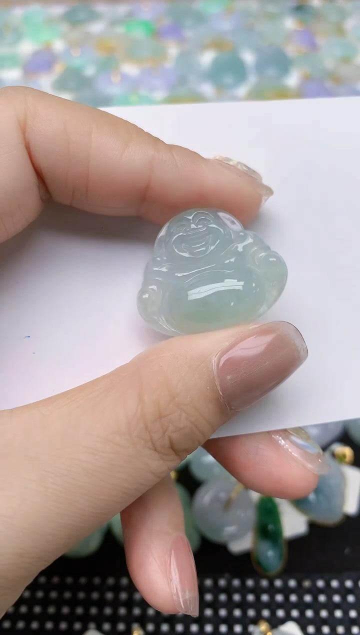 翡翠未镶嵌颈饰天然缅甸A货翡翠