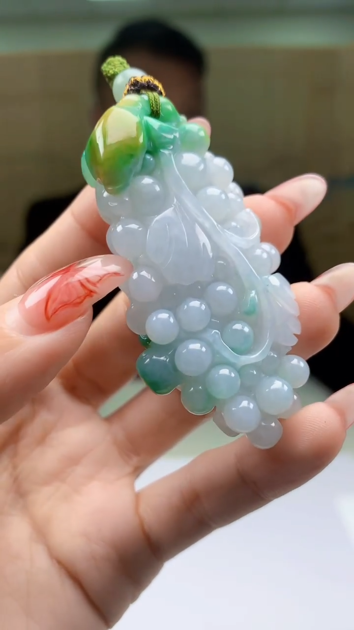 【闪购商品】定制翡翠未镶嵌4969ty-毛货挂件89