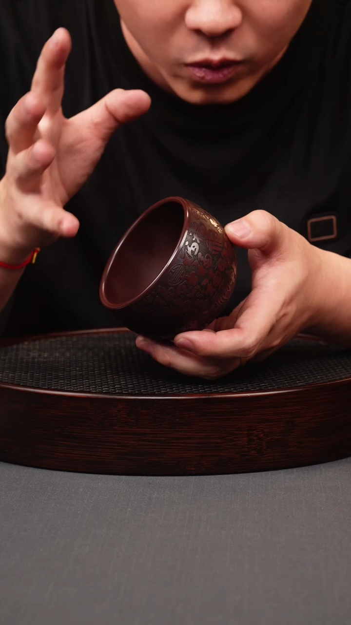 茶壶紫砂.石红 百福主人杯