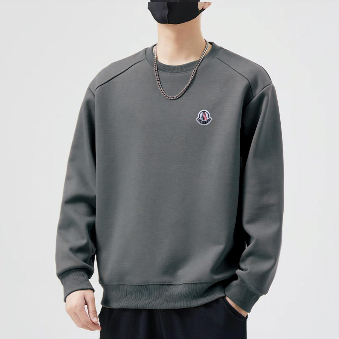 【85斤-230斤】拼接卫衣潮流宽松长袖圆领时尚百搭秋冬休闲百搭套头