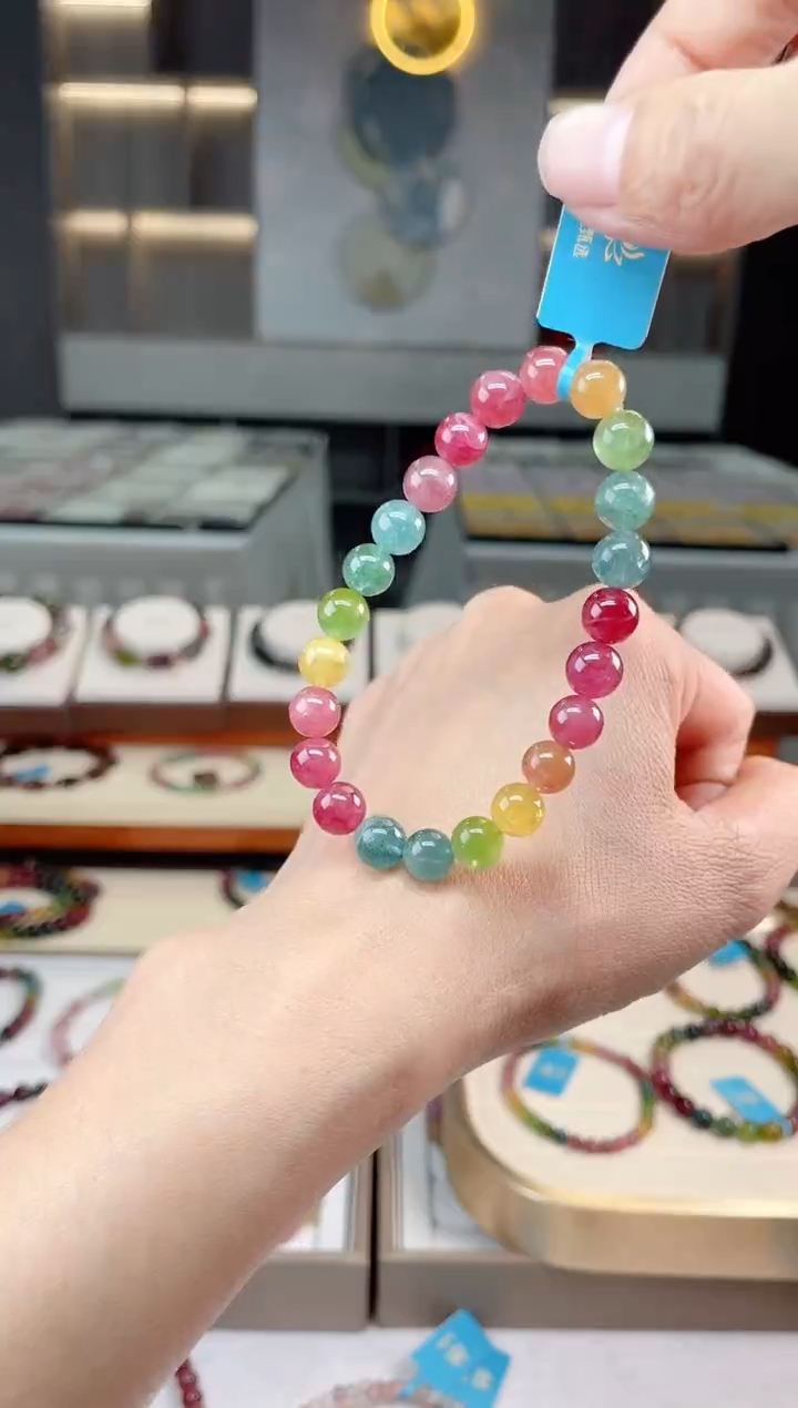 【闪购商品】碧玺单圈手串未镶嵌（多样性发一条）Q