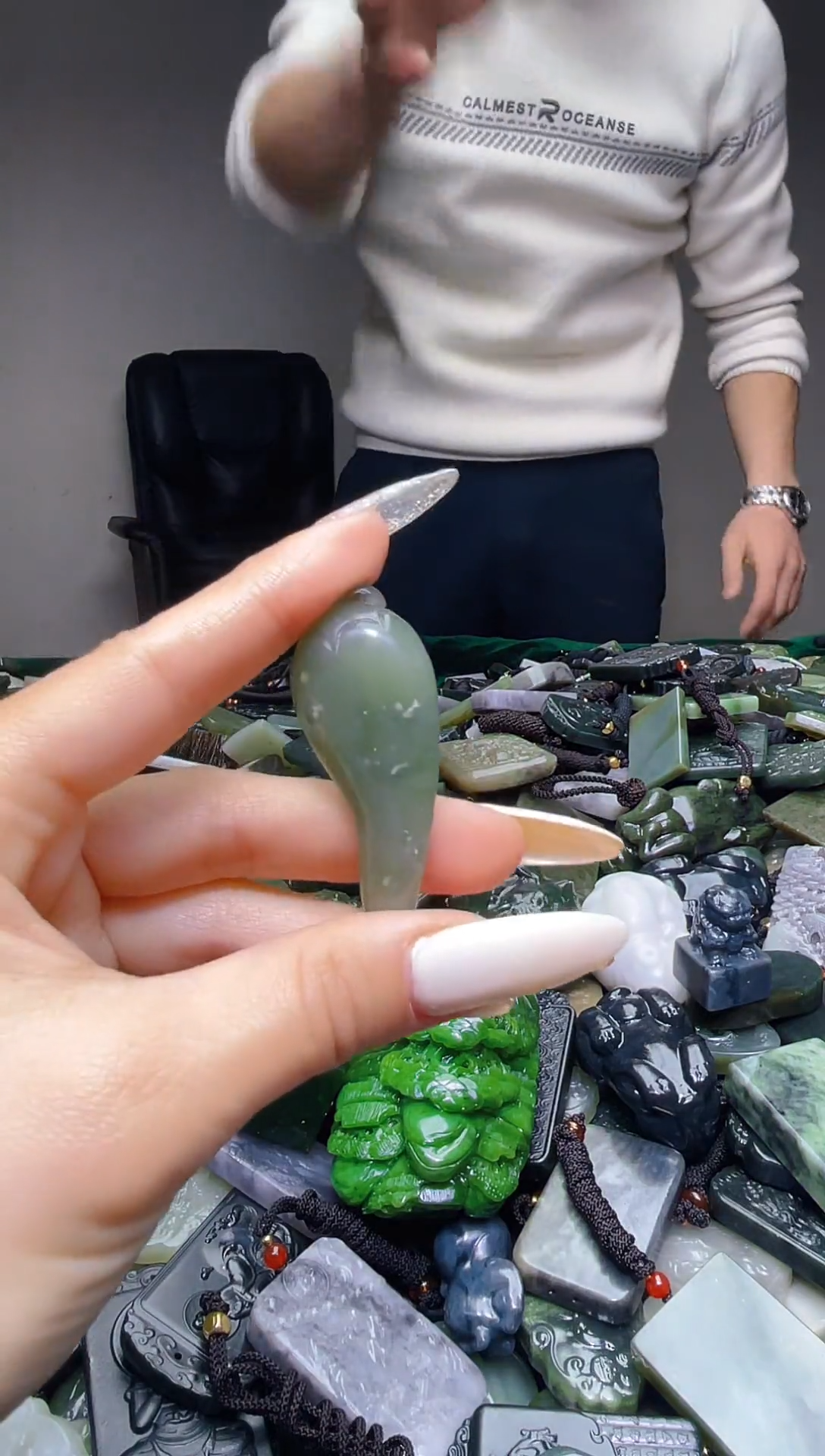 颈饰未镶嵌和田玉220