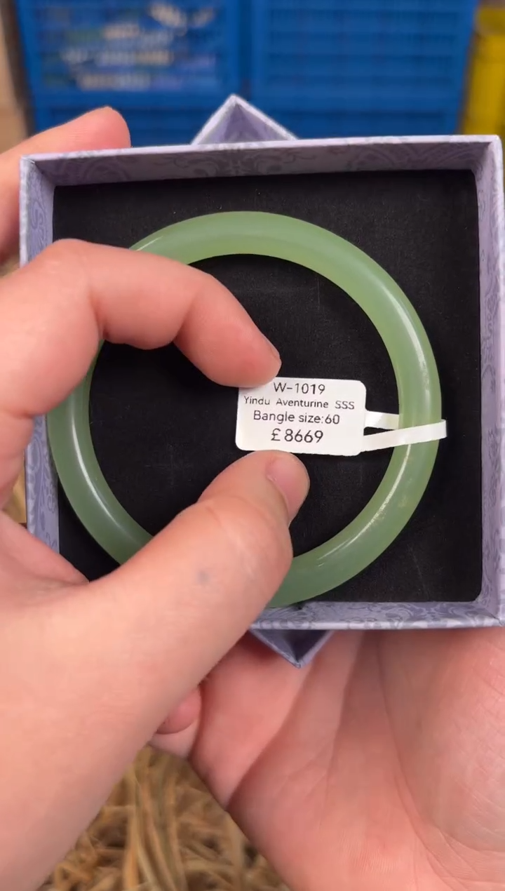未镶嵌手镯石英质玉W1019