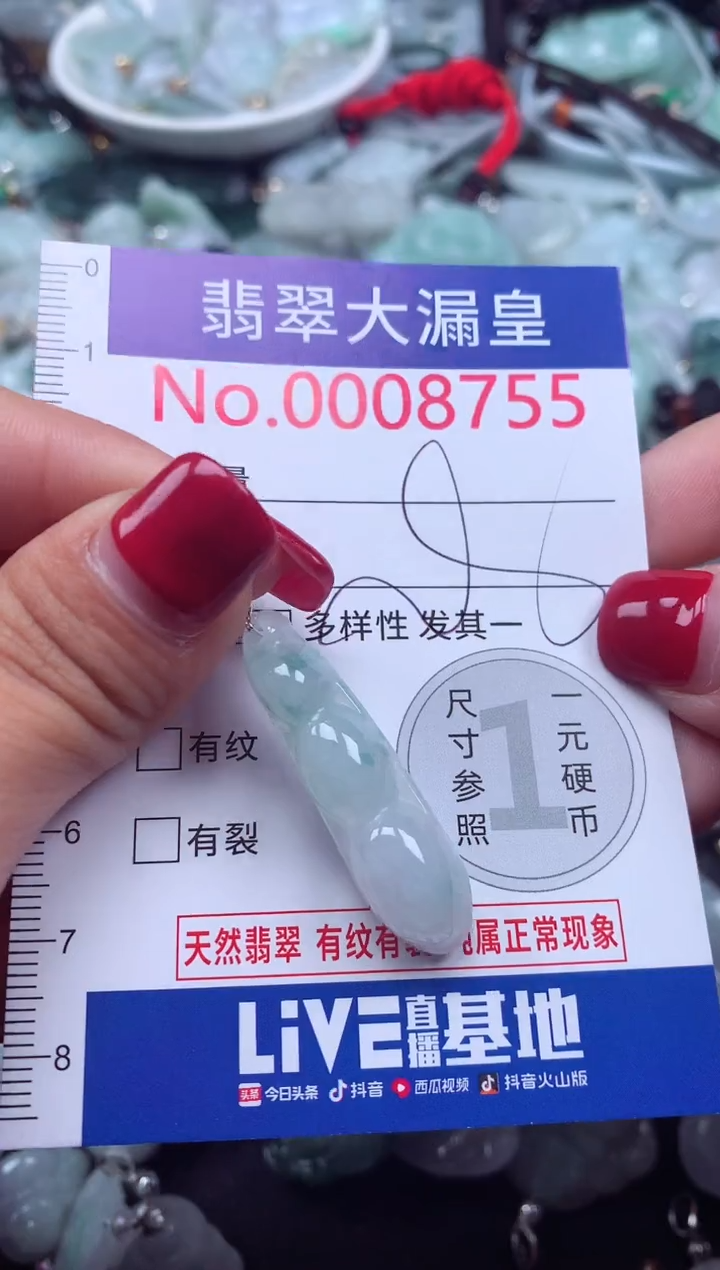 颈饰未镶嵌翡翠8755