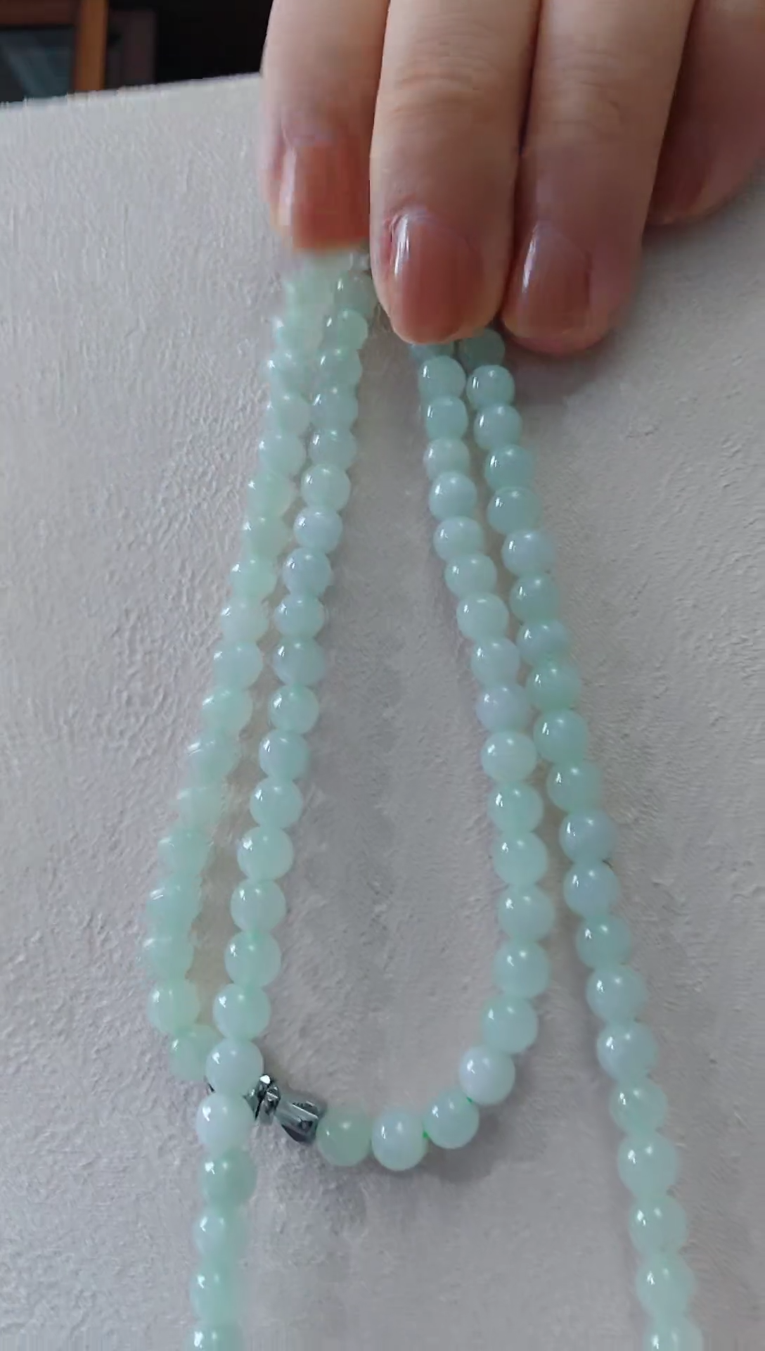 未镶嵌手链翡翠糯冰珠链