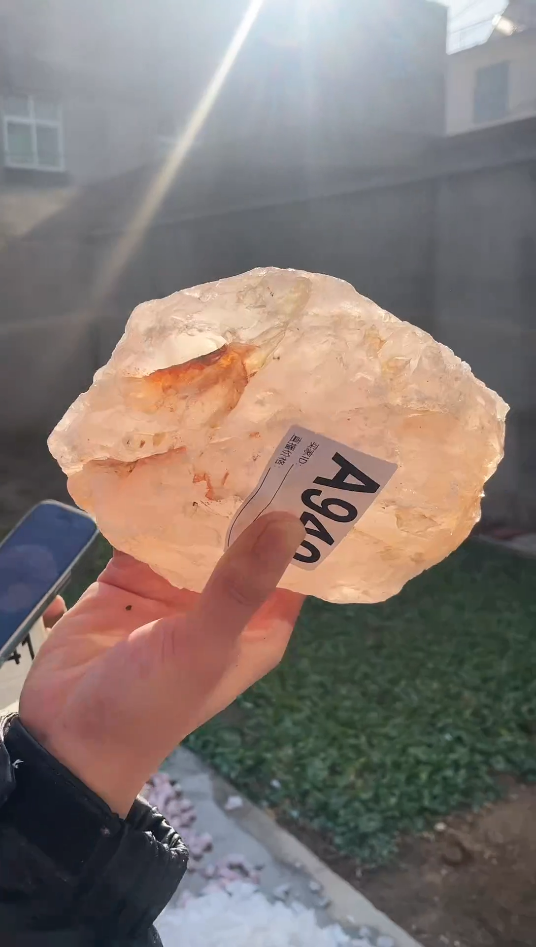 【闪购商品】水晶摆件未镶嵌粉水晶  940