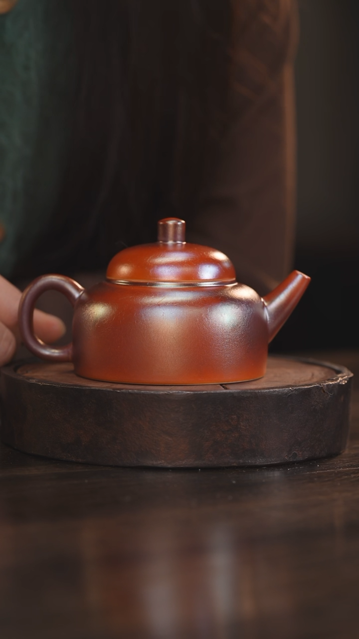 【闪购商品】杯67柴房陶瓷丨金红百纳壶