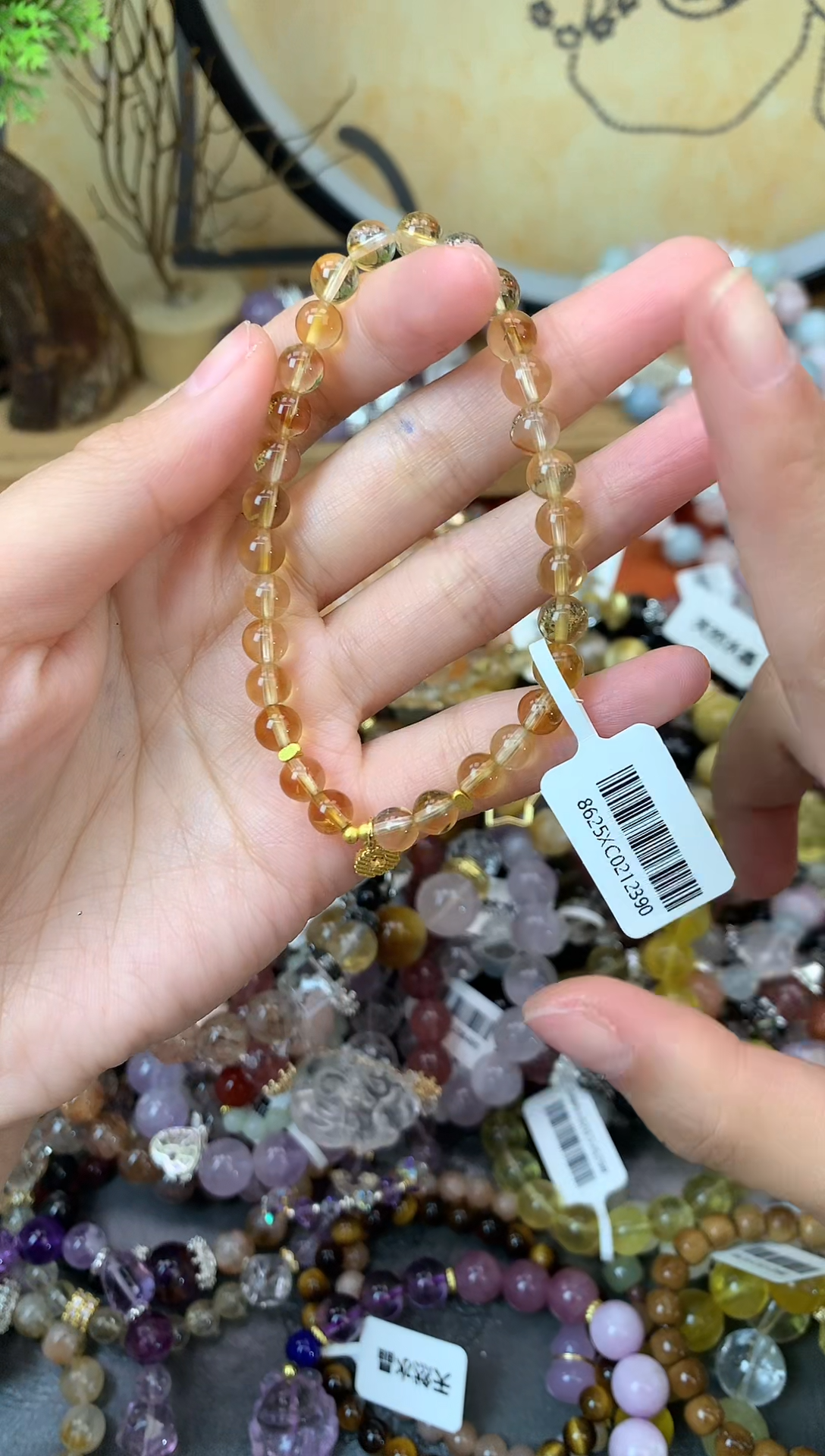 【闪购商品】黄晶手链未镶嵌571手串