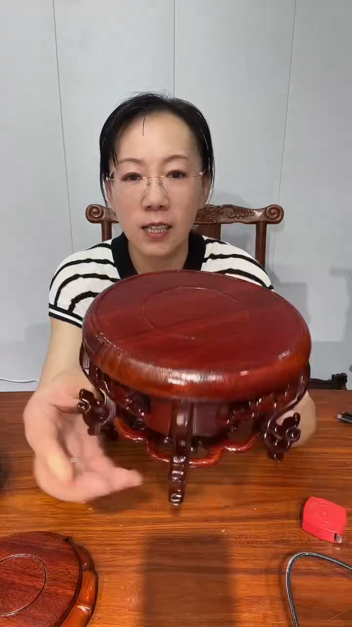木非花龙角几14*16*10两个