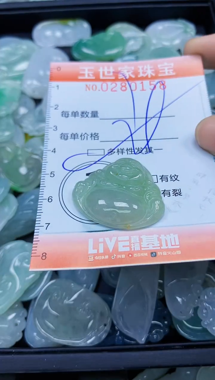 翡翠未镶嵌颈饰闪购0280158多样性发其一