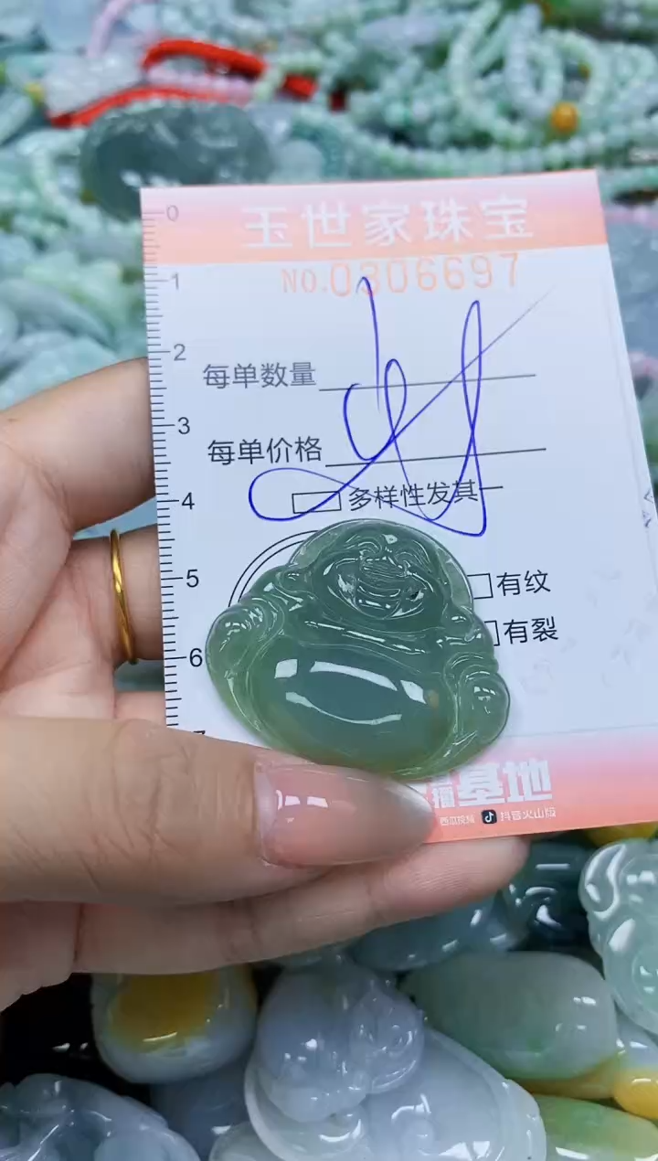 翡翠未镶嵌颈饰闪购0306697多样性发其一