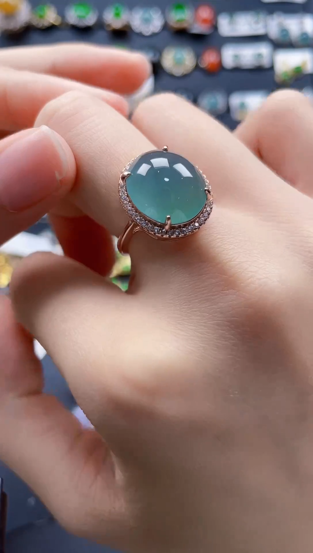 【闪购商品】翡翠戒指银S925镶嵌5687568