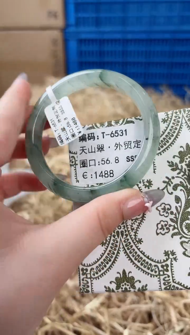 未镶嵌手镯石英质玉T-6531